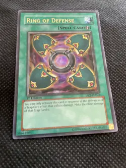 Ring of Defense DP2-EN026 Ultra Rare 1st Edition NM Yugioh! - Image 1