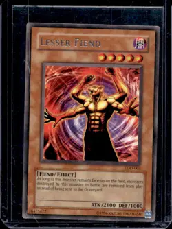 2003 Yu-Gi-Oh! Legacy of Darkness Lesser Fiend #LOD-003 - Image 1