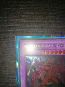 YU-GI-OH Elemental Hero Air Neos STON Unlimited Ultimate Rare Euro Print Nm - Image 2