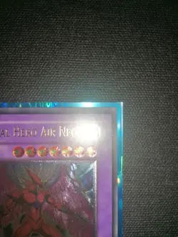 YU-GI-OH Elemental Hero Air Neos STON Unlimited Ultimate Rare Euro Print Nm - Image 3