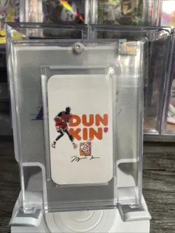 MICHAEL JORDAN DUNK’N GO-NUTS PROMO CARD SEALED TABACCO INSERT - Image 2