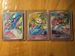 Pokemon First Partner Illustration Collection Promos Gen 7 Starters #43-45 NM - Image 1