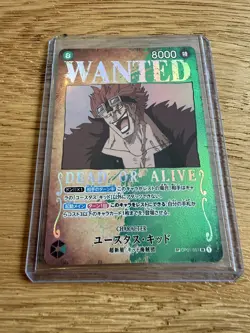 OP03-SP-OP01-051 Eustass Kid Wanted Special Rare SP One Piece Card Game Japanese - Image 1