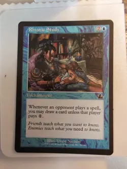 Rhystic Study Prophecy Regular MTG - Image 1