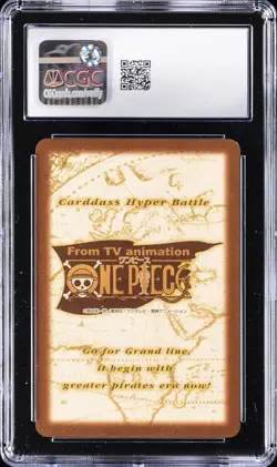 2001 ONE PIECE CARDDASS HYPER BATTLE JPN GRAND LINE COMPILATION 3 USOPP CGC 9 - Image 2