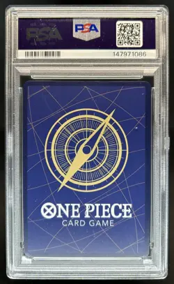 2026 One Piece Azure Sea's Seven Dracule Mihawk Manga Alt Art #OP14-119 PSA 10 - Image 2