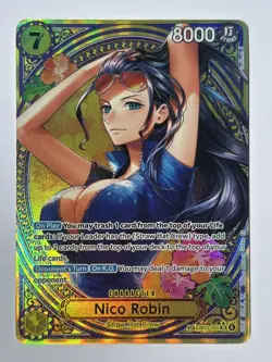 Nico Robin SP EB03 English One Piece Card OP-EB03 Alt Art Secret Rare Near Mint - Image 1