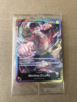 2ND ANNIVERSARY TOURNAMENT ONE PIECE CARD GAME ENGLISH Sealed Promo Pack Monkey - Image 1