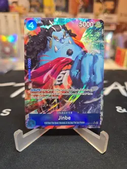Jinbe OP07-045 SR Alt Art 500 Years In The Future English One Piece TCG - Image 1