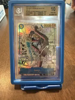 2025 One Piece The Best Premium Booster Vol.2 OP06 #119 Sanji Manga Art BGS 10 - Image 1