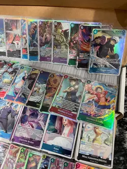 ~1500 One Piece Card lot Monkey D Luffy Sanji Nami Nico Robin Teach op09 11 13 - Image 4