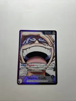 One Piece CCG Monkey.D.Luffy OP09-061 Alternative Art Leader Parallel Japanese - Image 1