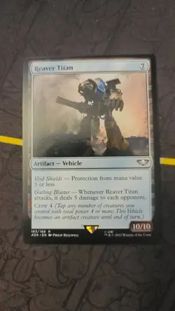 NM MTG Reaver Titan - Warhammer 40k 163/169 Magic the Gathering Universes Beyond - Image 1