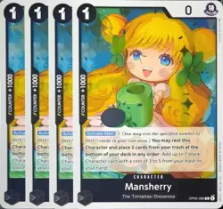 Mansherry OP05-088 R Awakening of the New Era English OP05 One Piece Playset x4 - Image 1