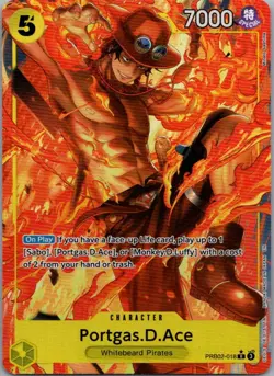 Portgas.D.Ace - PRB02-018 (Alternate Art) PRB -The Best- Vol. 2 One Piece NM - Image 1