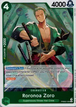 Roronoa Zoro - PRB02-006 Premium Booster -The Best- Vol. 2 One Piece NM - Image 1