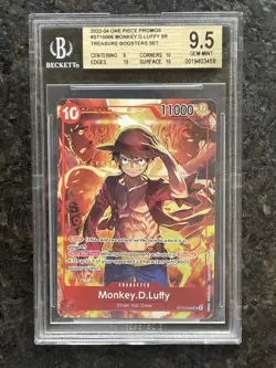 Monkey.D.Luffy (Treasure Booster Set) ST10-006 One Piece Promotion BGS 9.5 - Image 1