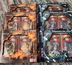 ONE PIECE Illustration Box Vol 5 & Vol 6 NEW - 10x Boxes Total, 5x of Each!!! - Image 1