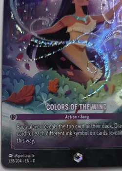 Disney Lorcana Colors Of The Wind Winterspell Enchanted - 228/204 - NM - Image 4