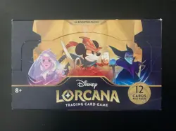 Disney TCG Lorcana The First Chapter Factory Sealed 24 Booster Pack Box - Image 1