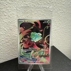 Pokemon TCG Bulbasaur 133/132 Mega Evolutions IR Stamped Promo sealed Mint - Image 2