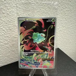 Pokemon TCG Bulbasaur 133/132 Mega Evolutions IR Stamped Promo sealed Mint - Image 3
