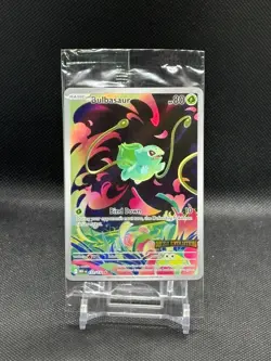 Pokemon TCG Bulbasaur 133/132 Mega Evolutions IR Stamped Promo sealed Mint - Image 1
