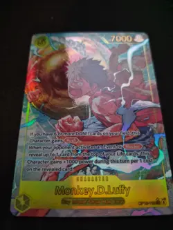 Monkey D. Luffy (Alt Art) OP15-119 SEC Adventure on KAMI's Island ENGLISH OP15 - Image 1