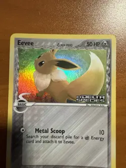 Pokemon TCG Eevee EX Delta Species Reverse Holo Stamped NM/LP 68/113 Card - Image 3
