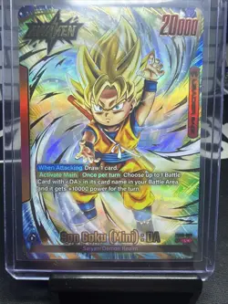 Son Goku (Mini) DA Leader FB05-001 Alt Art New Adventure Dragon Ball Super Card - Image 1