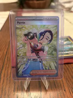 Pokemon TCG Trainer Perrin Special Illustration Card Twilight Masquerade 220/167 - Image 1