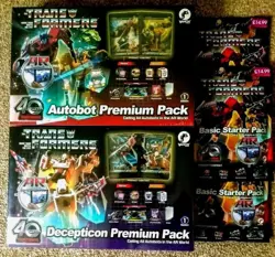 TRANSFORMERS AR Vanch Premium Trading Card AUTOBOT And DECEPTICON PROMO + 3 Pack - Image 1