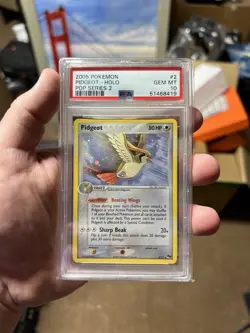 Pokemon Pidgeot POP Series 2 Holo Rare 2005 PSA 10 Vintage Card - Image 2