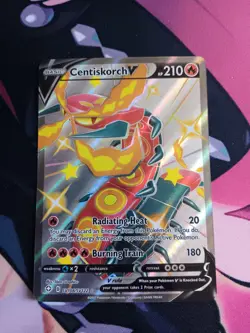 Centiskorch V SV108/SV122 Shining Fates Sword And Shield Pokemon TCG - Image 1