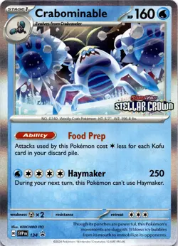 Crabominable - 134 - SVP SV: Scarlet & Violet Promo Cards #134/142 Promo Holofoi - Image 1