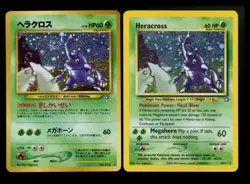 Heracross 6/111 Neo Genesis 2000 Holo Rare Vintage Pokemon Card Lot WOTC - Image 1