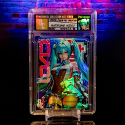 Hatsune Miku CV01 Waifu Trading Card SLAB Encased #11/99 Demigoddess Collection - Image 1