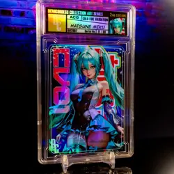Hatsune Miku CV01 Waifu Trading Card SLAB Encased #11/99 Demigoddess Collection - Image 2