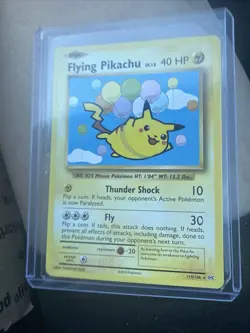 Flying Pikachu 110/108 Pokemon Card – Rare Promo – Collector’s Item - Image 1