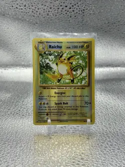 2016 Pokemon XY Evolutions 36/108 Raichu Reverse HOLO Foil NM MINT Pokemon Card - Image 1