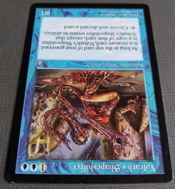 MTG Volrath's Shapeshifter – Stronghold Rare NM Vintage Blue Creature Magic Card - Image 3
