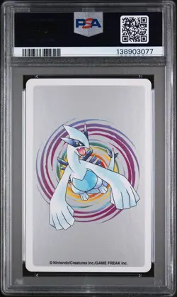 2000 POKEMON SILVER VERSION PLAYING CARDS ACE OF DIAMONDS #158 TOTODILE PSA 10 - Image 2