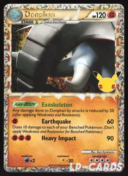 Donphan Prime - 107/123 - Holo Rare - Celebrations Classic - Pokemon Card - Image 1