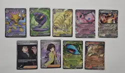 Pokemon TCG Scarlet & Violet 151 9 Card Lot. Full Art Pokemon & Trainers - Image 1