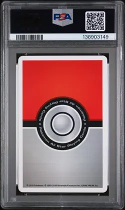 2017 POKEMON AS PLAYING CARDS 5 OF CLUBS OSHAWOTT PSA 10 - Image 2