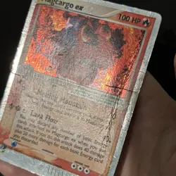 2003 Magcargo Ex Pokemon Dragon Holo Rare #95/97 Card *DMG* - Image 3
