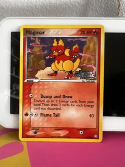 Magmar EX Team Rocket Returns #44/109 Reverse Holo Pokemon Card 2004 SWIRL! LP+ - Image 1