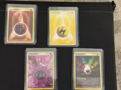 Pokemon TCG EX Era Energy Card Lot — Multi, Psychic, Lightning & Fighting (x4) - Image 1