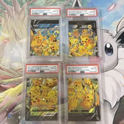 Pokemon Pikachu V-Union Promo Holo Card Lot Celebrations Collection 2021 PSA 10 - Image 1