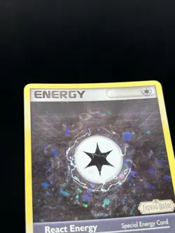 Reverse Holo React Energy 82/92 (2x Swirl) - Pokemon Legend Maker Card - LP - Image 3